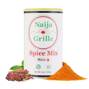 Naija Grille Spice Mix Mild 5oz All Purpose Seasoning with Perfect Balance of Heat and Flavor for Chicken Beef Seafood Veggies Fruits and Snacks