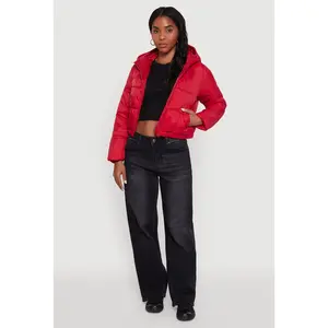 Hooded Short Puffer Jacket