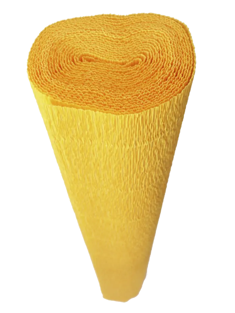 Italian Crepe Paper roll 180 gram - 576 GOLDENROD