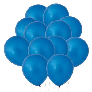 Bulk  144 Pc. Blue Metallic 11" Latex Balloons