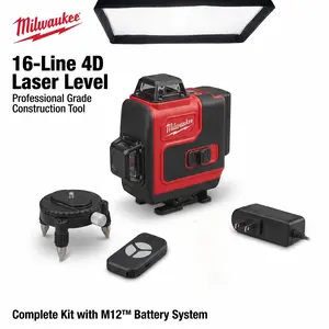 Milwaukee 16-Line  M12 ±0.3mm durable tool self leveling 360 green beam laser level