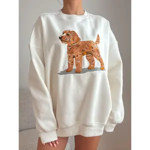 Golden Doodle Dog Embroider Sweatshirt