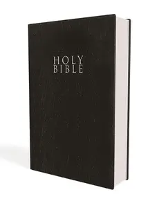 NIV, Gift and Award Bible, Leather-Look, Black, Red Letter, Comfort Print Paperback