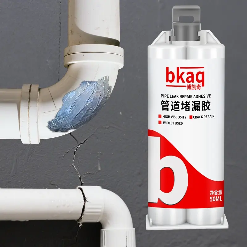 50ML Professional Pipe Repair Glue, Includes Tool, Options, High Temperature Resistant, Durable Leak Sealant