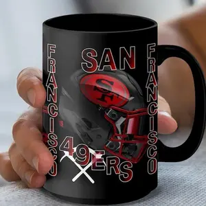 Football Team Ceramic Mug - Iconic Helmet Design - Personalized Gifts - Retro Gifts for Him/Her - Drinkware, Cup Cup Drinkware