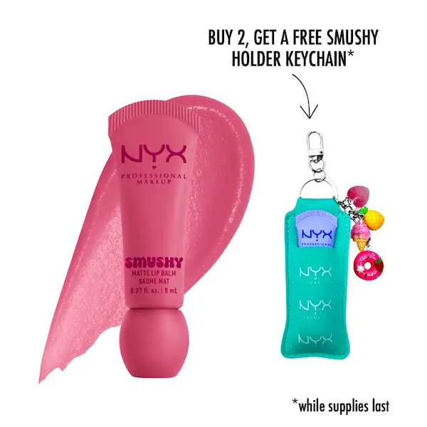 Smushy Matte Lip Balm, Soft-Matte, Buildable Blurring Pigment, Hydrating Lip Balm, NYX Professional Makeup