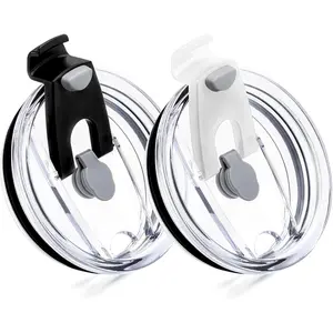 Replacement Flip Lid for 30/40 oz Tumbler,Fit for 30oz  Tumbler, Ozark Trail and ,2 Pack Spill Proof ,Cover for 30 OunceTumbler,Cup (2Pack)