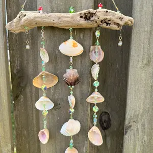 Handcrafted Sea Shell Windchime - Hanging Decor