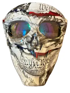 Custom Made-to-Order Full Face Tactical/Motorcycle Skull Mask with Multiple Lens Options