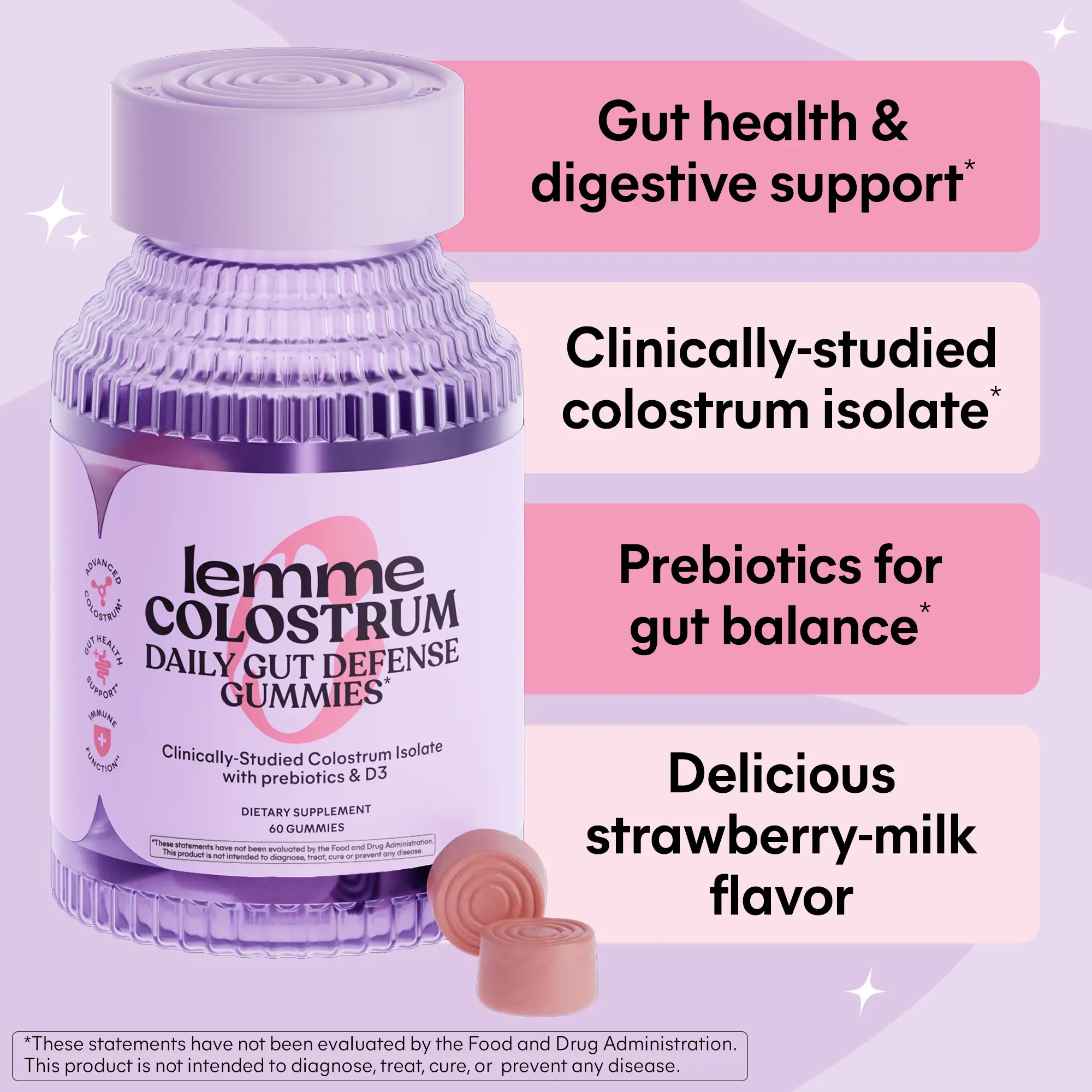 Lemme Colostrum Gummies