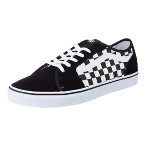 Vans Filmore Decon Men Sneakers Black/White Leather Checkerboard
