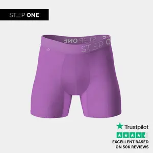 Step One Junior Trunk - Willy Bonkas, Anti-Chafe, Breathable Bamboo Fabric, UltraGlyde Panels, Hidden Elastic Pouch, Premium Underwear, Athletic Daily wear