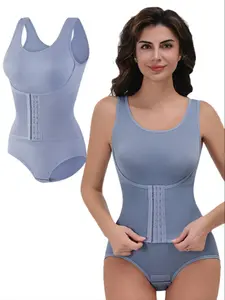1pc Women'S Corset Waist Trainer Shapewear Waist Girdle - Adjustable Back Support, Medium Compression, All-Season Comfort, Design for Posture & Back Shaping, Hand Washable, Back Shaping Underwear, High Waisted Shapers, Bodysuit