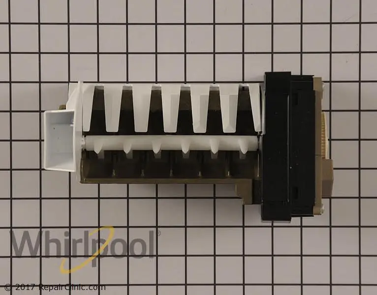 W10122559 Aftermarket Ice Maker Assembly - Durable Construction, 2.3 lbs, Genuine Replacement Part for Household Kitchen Appliances, Aids Maintenance, Restores Functionality, No, Oem Part