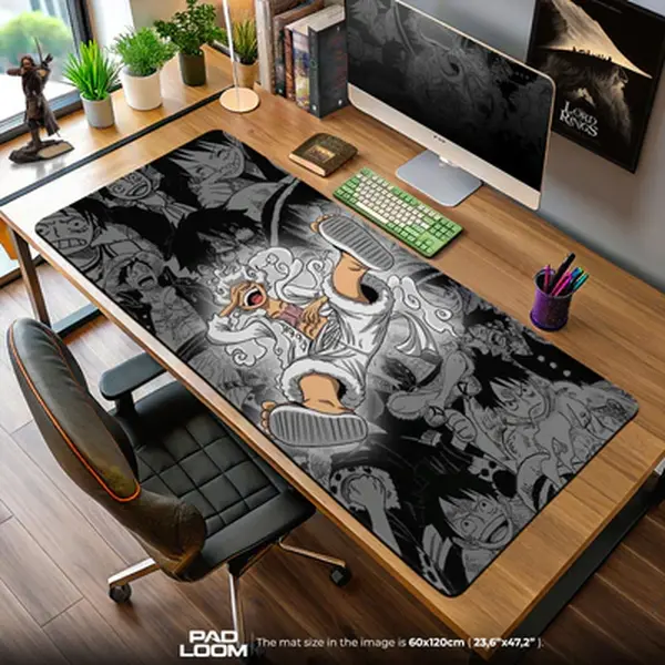 [FASTSHIPPING] Anime Pirate Adventure Gaming Mouse Pad, Extended XL Desk Mat for Gamers & Manga Fans, Anime Gaming Mouse Pad 01