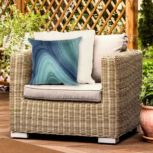 Lush Decor VISIONS III Indoor/Outdoor Pillow -  (Ripples)