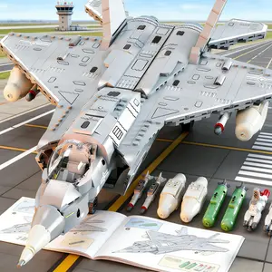 925pcs J35 Fighter Jet Building Blocks Set, Unisex Assembly Toy for Kids, High-Quality Plastic Construction Kit, Perfect Gift Idea, DIY Model Kit, Bricker Build Sets, Model Building Kits
