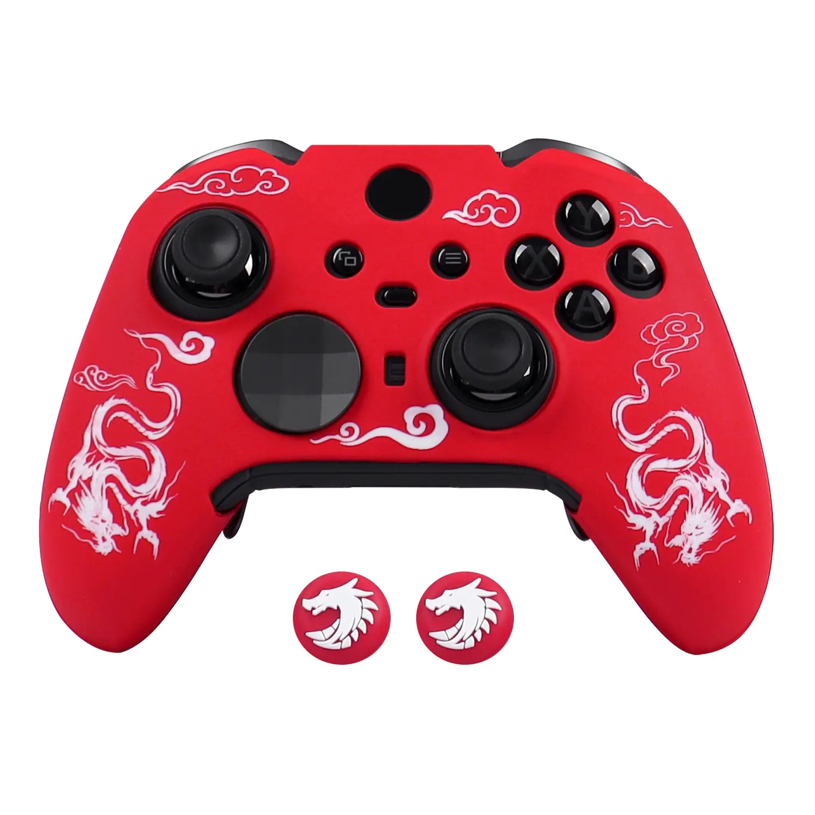 Soft Silicone Protective Case Cover Dragon For Xbox Elite Wireless Controller Series 2 Gamepad Skin Console Controller Accessories