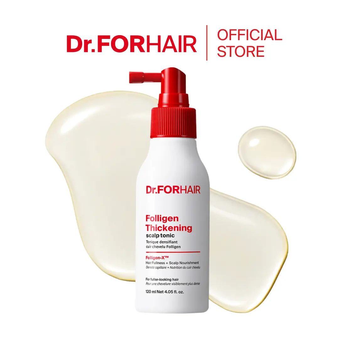 [Dr.FORHAIR] Folligen Thickening Scalp Tonic 4.06 oz (120ml) | Scalp Strengthening Formula | Greasy Scalp Oil Control | Scalp Oil-Water Balance | K-Beauty Root Care |  Revitalizing Tonic for Healthy Scalp