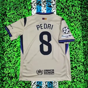 25/26 new away jersey PEDRI No. 8 football jersey short sleeve