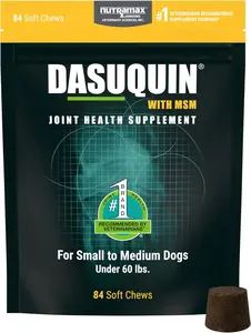 Dasuquin for Small to Medium Dogs Joint Health Supplement with Glucosamine Chondroitin ASU and MSM Premium Hip and Joint Support Advanced Formula Soft Chews for Small and Medium Breed Dogs Mobility Care