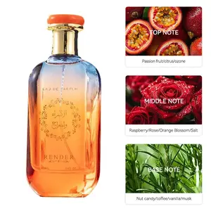 100ML Arabic Middle East Elegant Perfume for Men and Women, Elegant Alluring Fragrance, Floral Woody Fragrance, Floral Fragrance Blend Fruit Food Fragrance, Long-Lasting, Mystical Exotic Style, Saudi High-Quality Creamy Sandalwood, Eau De Parfume
