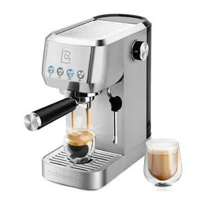CASABREWS 20 Bar Espresso Machine with 49 oz Wa ter Tank