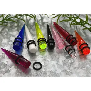 PAIR Acrylic Expansion Tapers Ear Expander Plugs Gauges