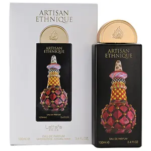 Lattafa Artisan Ethnique Unisex Eau de Parfum (EDP) - 3.4 fl oz Gourmand Fragrance, Cocoa Blend, Warm Scent, New in Box
