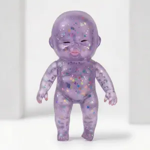 Curiosities Sugar Swaps Jumbo Baby Squishie |Large Sparkly Squishy Toys for Stretching, Squeezing,Collecting & Trading, Stress Relief Sensory Fidget Toys forKids & Adults