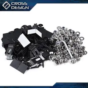 CROSSDESIGN Fender Flares Screw/Bolt Hardware Kit Fit For Chevy Universal Pocket/Rivet Style