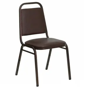 Flash Furniture  Hercules Stack Chair with Trapezoidal Back and Padded Foam Seat