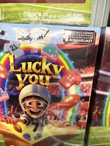 NFL Signed Lucky You Mini Helmet