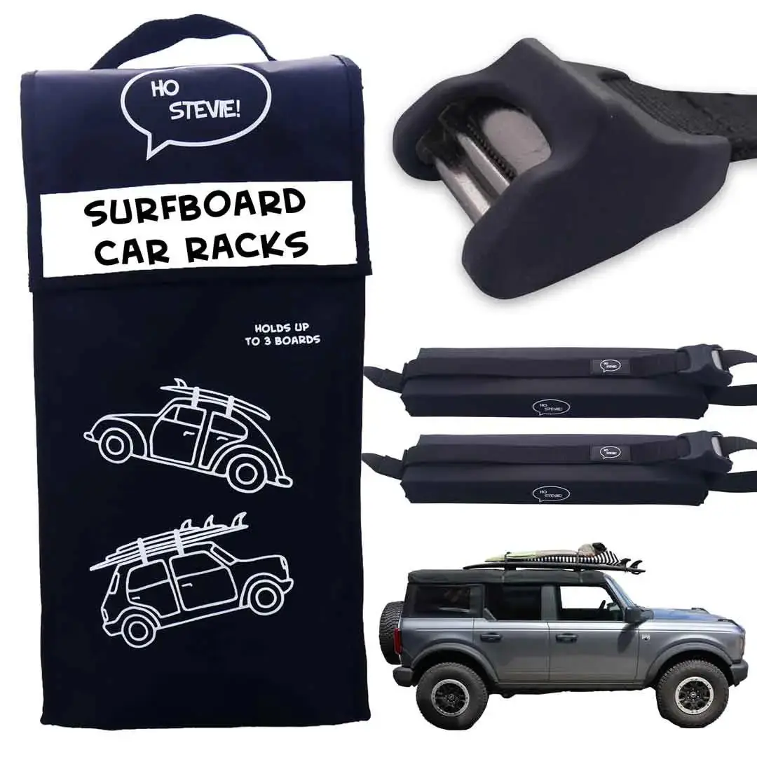 Surfboard Car Roof Racks - Carry Up To 3 Surfboards with Any Car