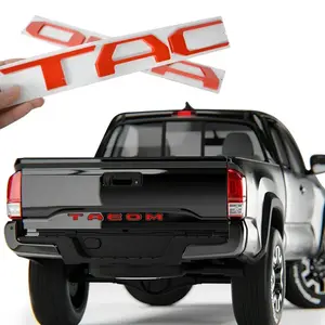 Toyota Tacoma 2016-2021 3D Raised Tailgate Insert Letters, Premium Rear Trunk Nameplate Emblem Badge, Durable Car Exterior Decor Stickers Replacement