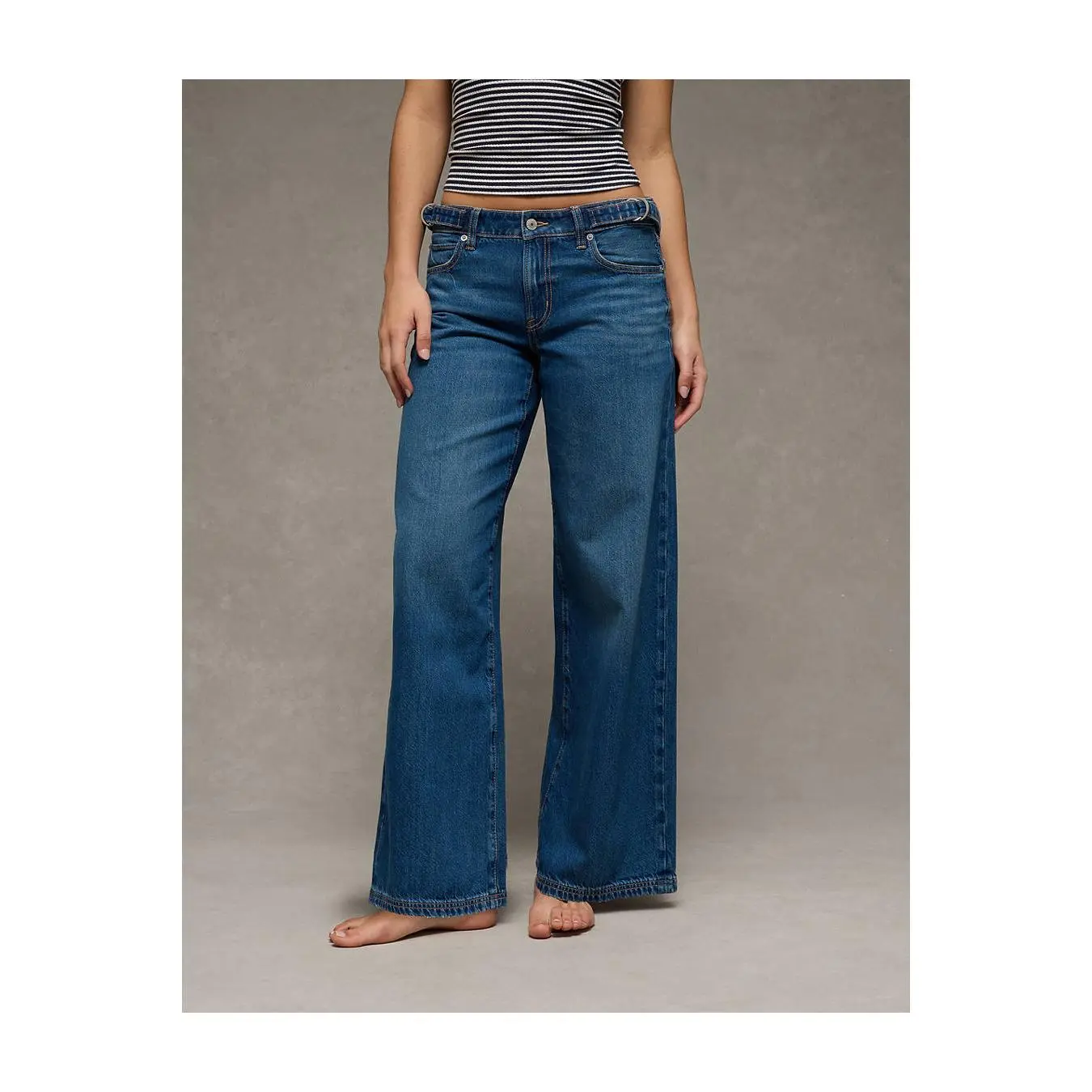 AE Low-Rise Baggy Wide-Leg Jean