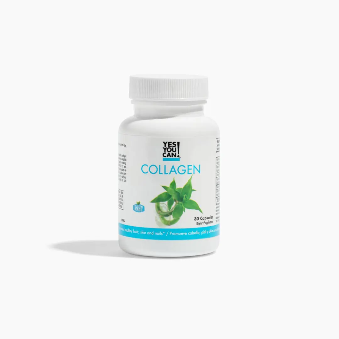 Yes You Can! Collagen Capsules - Promote Healthy Hair, Skin, Nails with 290mg Bovine Collagen, Vitamin A, D3, Zinc, Copper - 120 Capsules