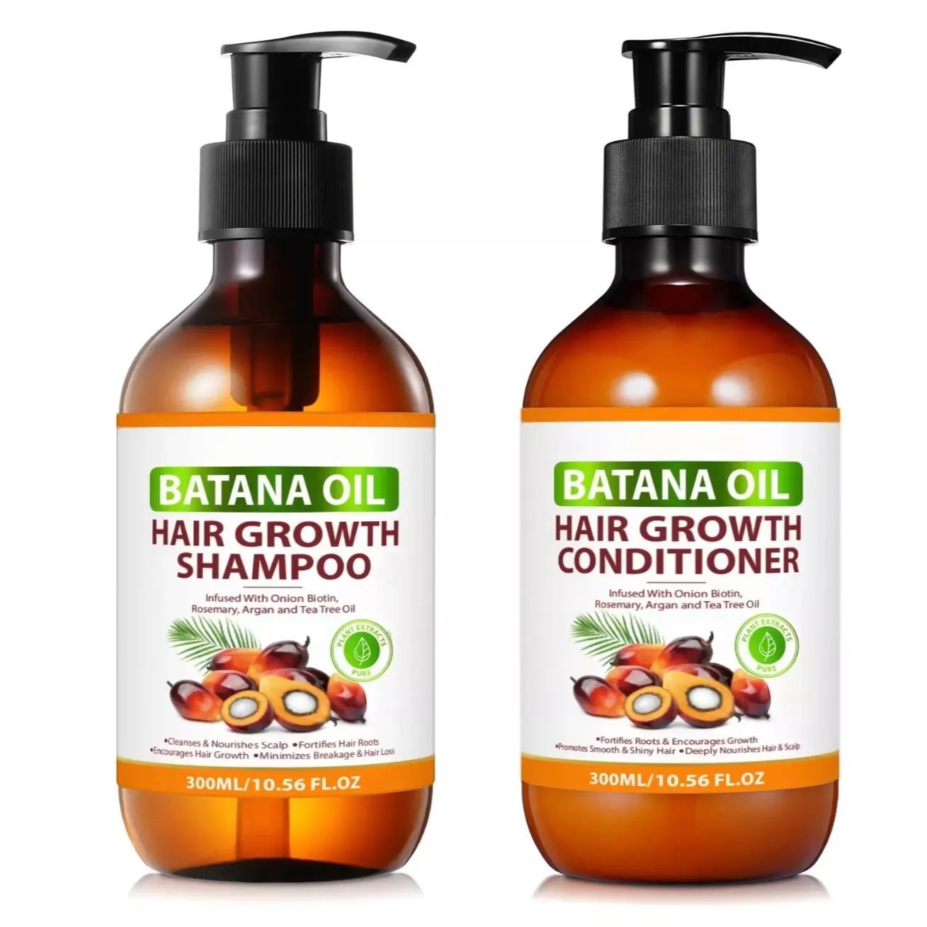 3-in-1 Anti Thinning Shampoo and Hair Thickening Conditioner for Hair Growth, Haircare Cleanser with Rosemary Oil, Batana Oil, and Biotin, Shampoo And Conditioner, Anti-Hair Loss Shampoo & Conditioner Kits