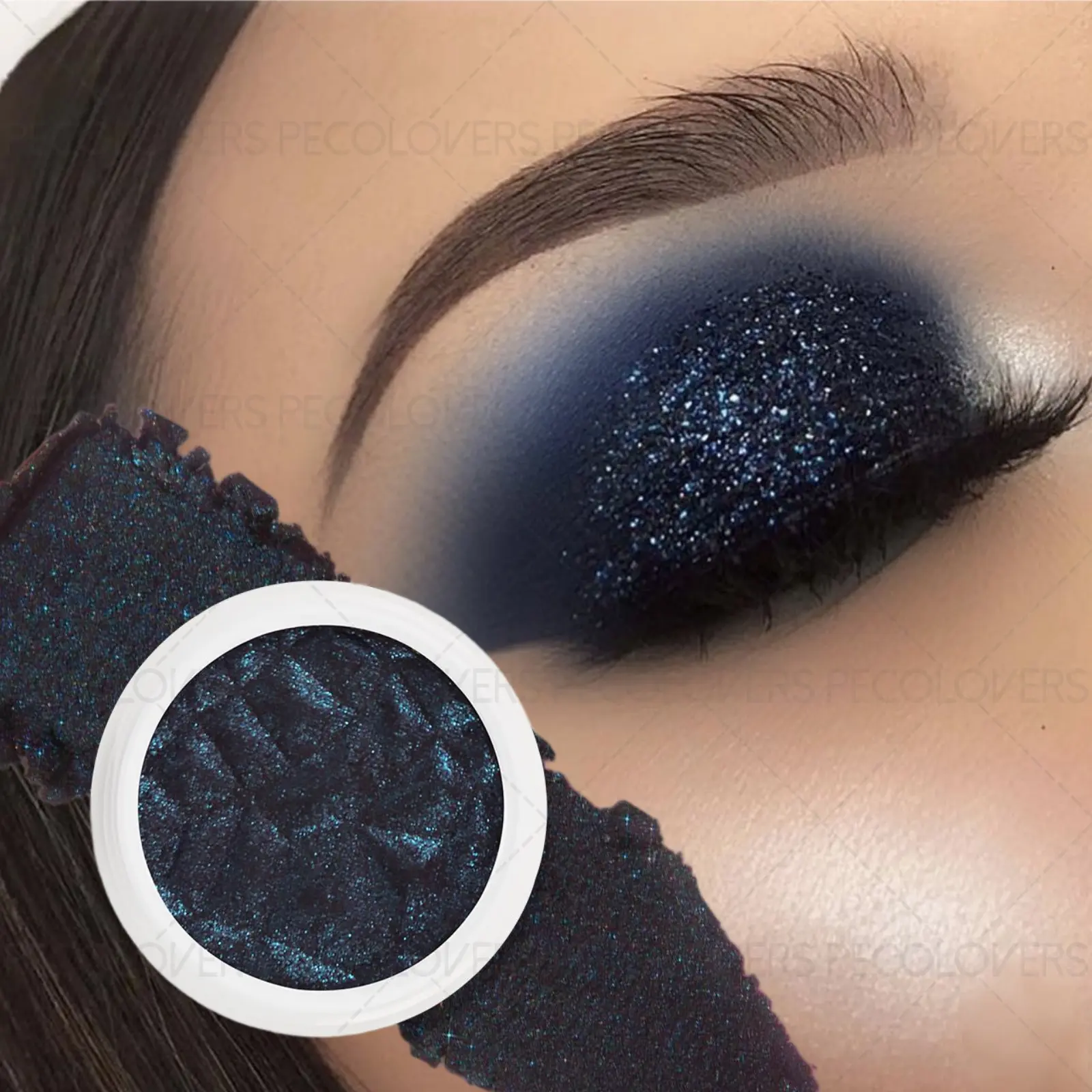 1PC Glittering Eyeshadow Palette, Potato Texture, Sequin Glitter, Luminous Eyeshadow, Shimmering Eyeshadow Palette, Long-lasting Waterproof, Easy To Apply, Suitable for Christmas/Halloween/Party Makeup, Glam Pack Glitter, Glitter Eyeshadows