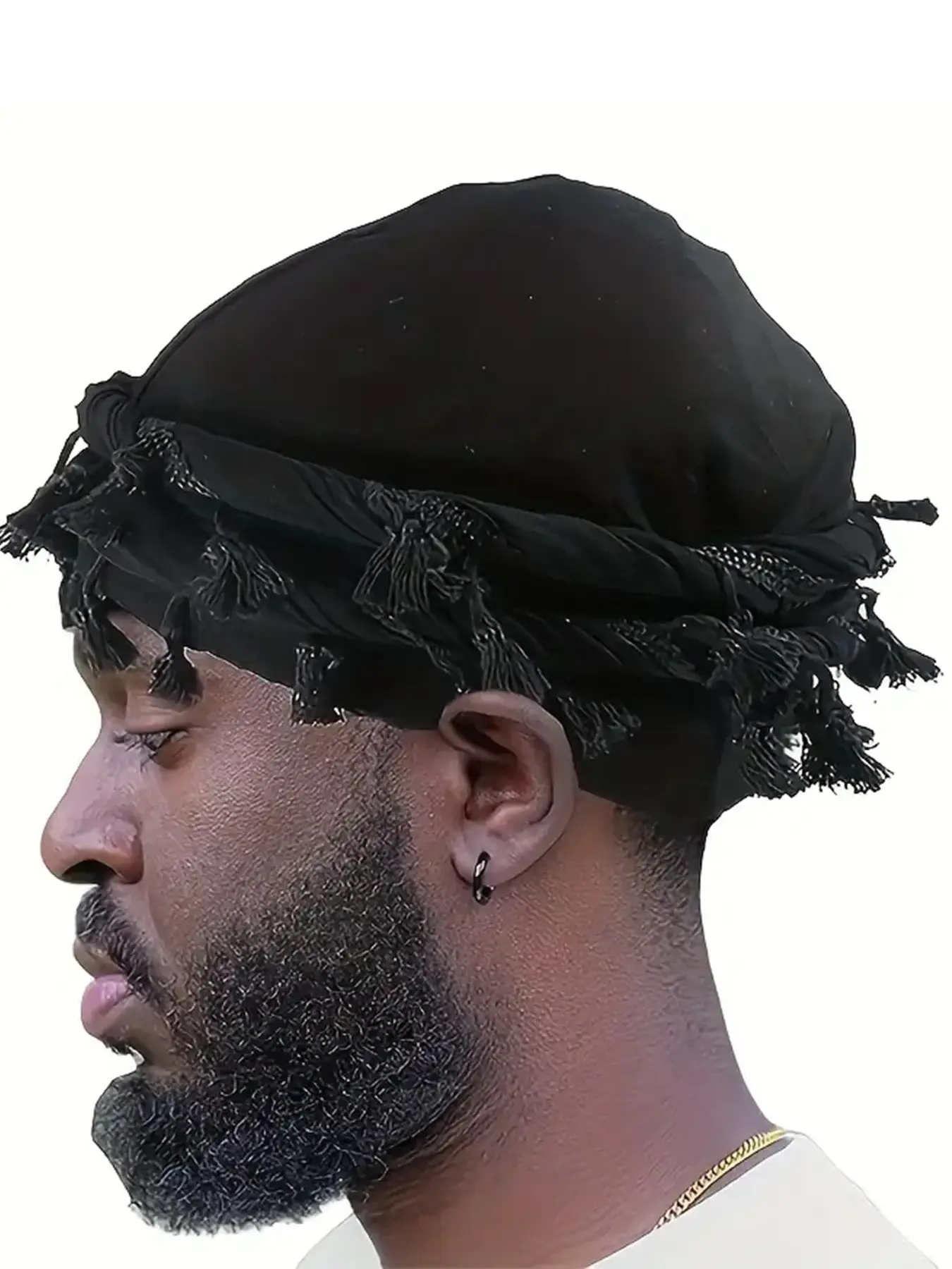 1pc Turban Head Wraps For Men Satin Lined, Hip-Hop Twist Cap Braided Cap Vintage Twist Velvet Durags,Tassel Headband And Pirate Hat,Halo Silk Satin Lined Cap For Women, High Quality Hat, Fashionable Hats