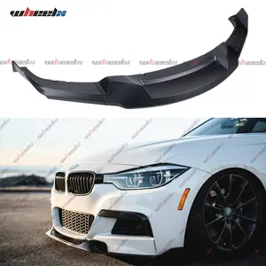 2012-2018 BMW F30 Sedan F31 Wagon M Sport Front Bumper Splitter 3PCS | Aerodynamic Lower Diffuser Spoiler | Aggressive Sporty Look | Direct Fit BMW Accessories Upgrade