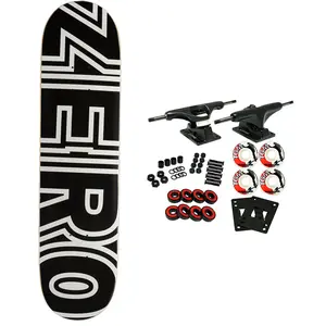 Zero Skateboard Complete Bold Logo Black 8.125" x 31.7"