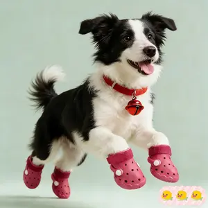 Dog Shoes 4 Pack Breathable Dog Boots for Small Medium Large Dogs, Soft Anti-Slip Paw Protectors for Outdoor Walking, Summer Hot Pavement Protection Pet Shoes laundry