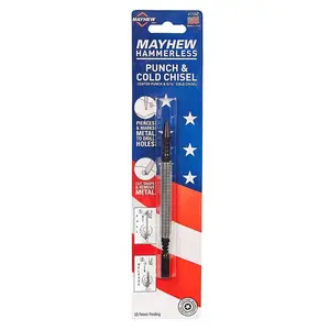 212 MAIN Hammerless Chisel & Tool Center, Steel Construction, Spring Power Design, Suitable for Wood/Metal Work (Cycling & Outdoor Recreation Equipment)