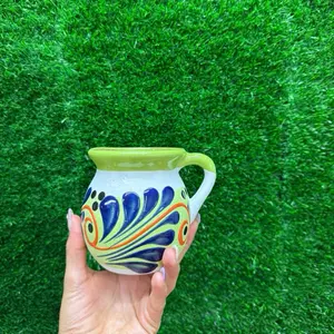 Engove Coffee Mug 355ml  Franja Verde Lima.