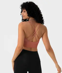 Halara OneForm Seamless Flow Low Support Ruched Double Straps Sports Bra A-D Cups