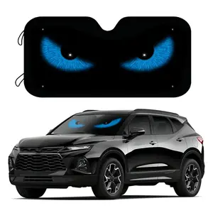 Universal Aluminum Foil Car Sunshade - UV Blocking Heat Shield for Cars & SUVs | Quick Install, Foldable Design