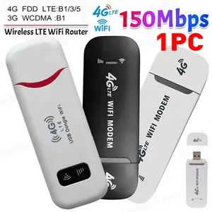 4G LTE Wireless USB Dongle Mobile Broadband 150Mbps Modem Stick 4G Sim Card Wireless Router Home Office Wireless WiFi Adapter rechargeable wind speed vanity mirror refrigeration uv light Tri-Band Local Hotspot Dual Functionality