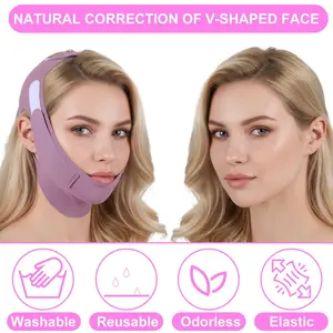 Sleep Mask Chin Strap Dual Chin Reducer Jawline Shape Lift Face Slimming One Size, One Size Fits All, Skin Care Tool