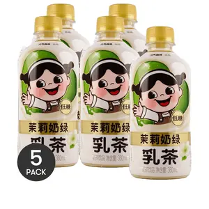5Packs Chi Forest Milk Tea Jasmine Flavor, 12.17 fl oz/Pack